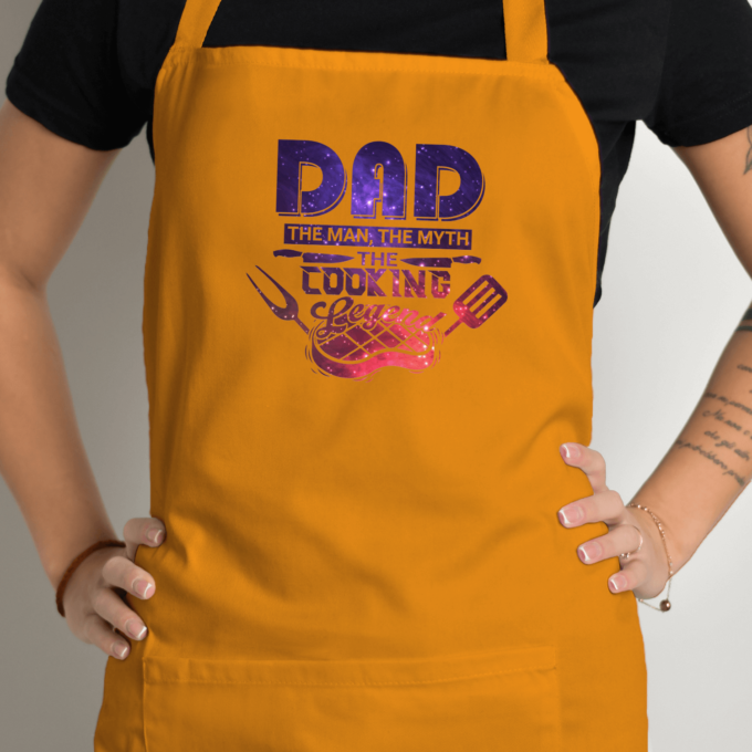 Prijuostė su spauda „Dad Cooking Legend“ - Image 2