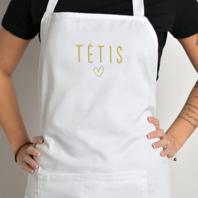 Siuvinėta prijuostė „Tėtis“ - Image 3
