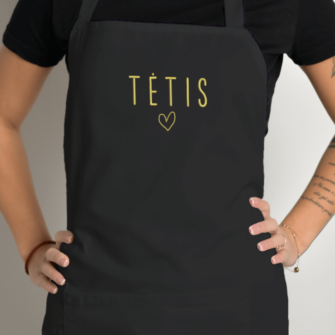 Siuvinėta prijuostė „Tėtis“