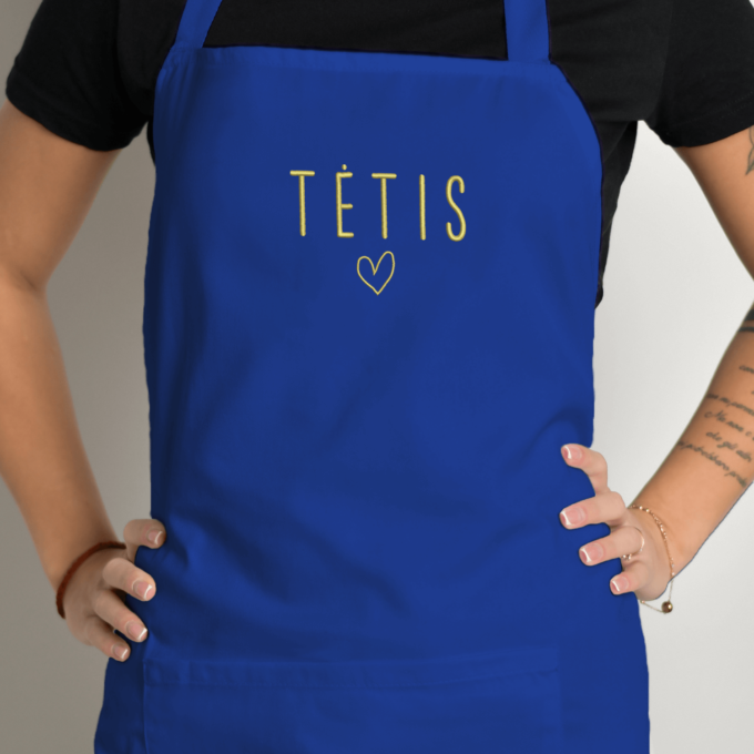 Siuvinėta prijuostė „Tėtis“ - Image 2