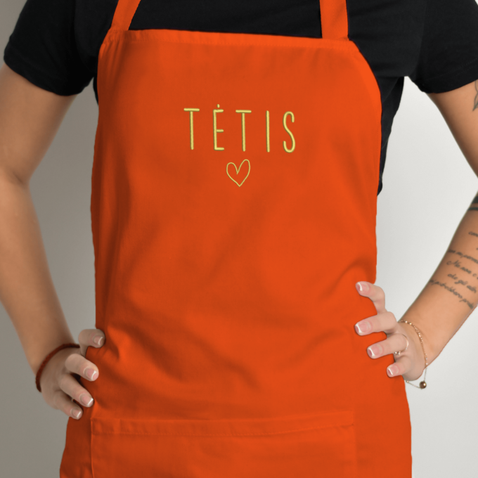 Siuvinėta prijuostė „Tėtis“ - Image 7