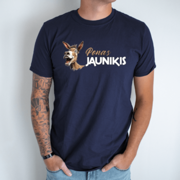 Bernvakario marškinėliai „Ponas Jaunikis“