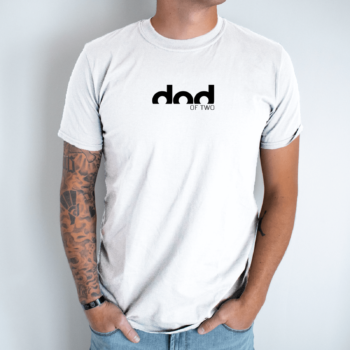 Unisex marškinėliai su spauda „Dad of…“