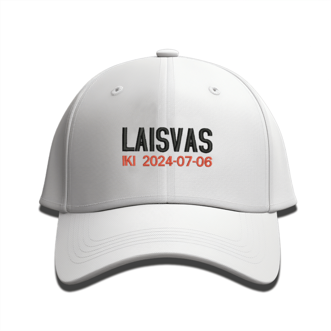 Bernvakario kepurė su snapeliu „Laisvas iki...”