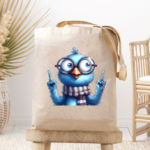 Medžiaginis maišelis su spauda „Eikit jūs...“