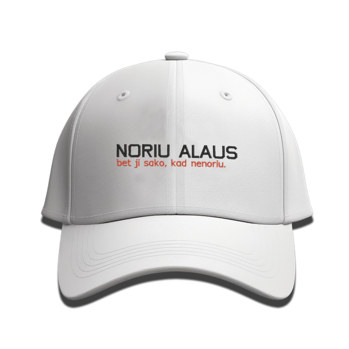 Kepurė su snapeliu „Noriu alaus”