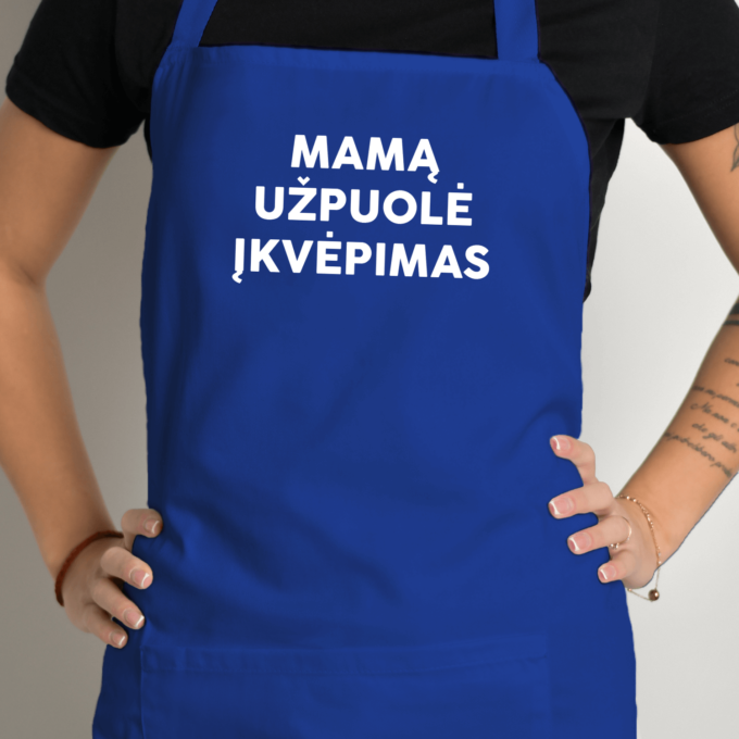 Prijuostė su spauda „Mamą užpuolė įkvėpimas“ - Image 6