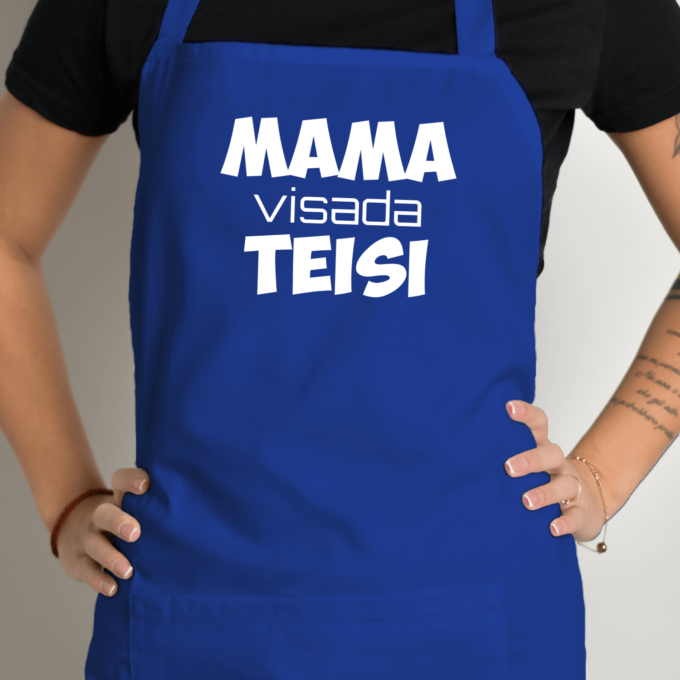 Prijuostė su spauda „Mama visada teisi“ - Image 4