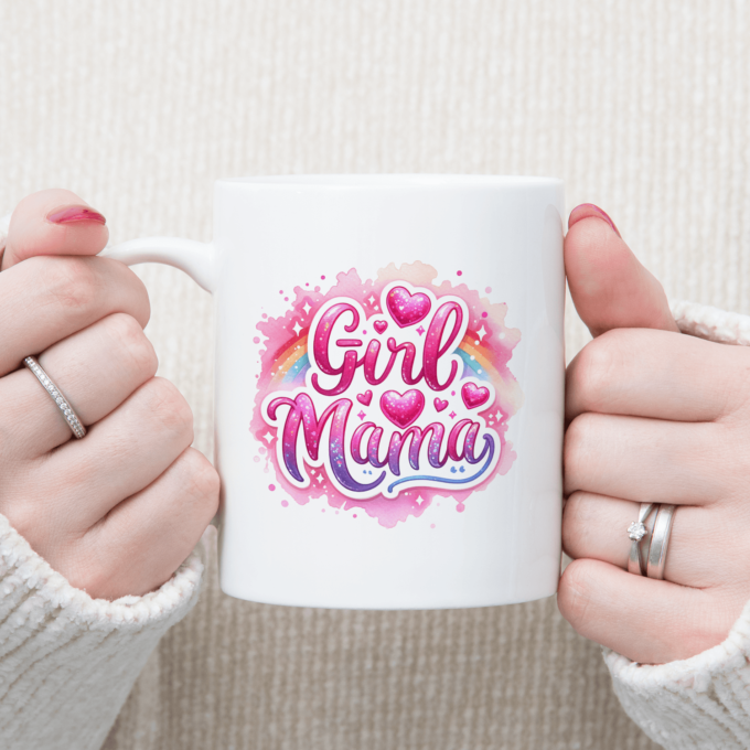 Puodelis „Girl Mama“