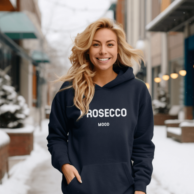 Unisex džemperis su spauda „Prosecco Mood“ - Image 2