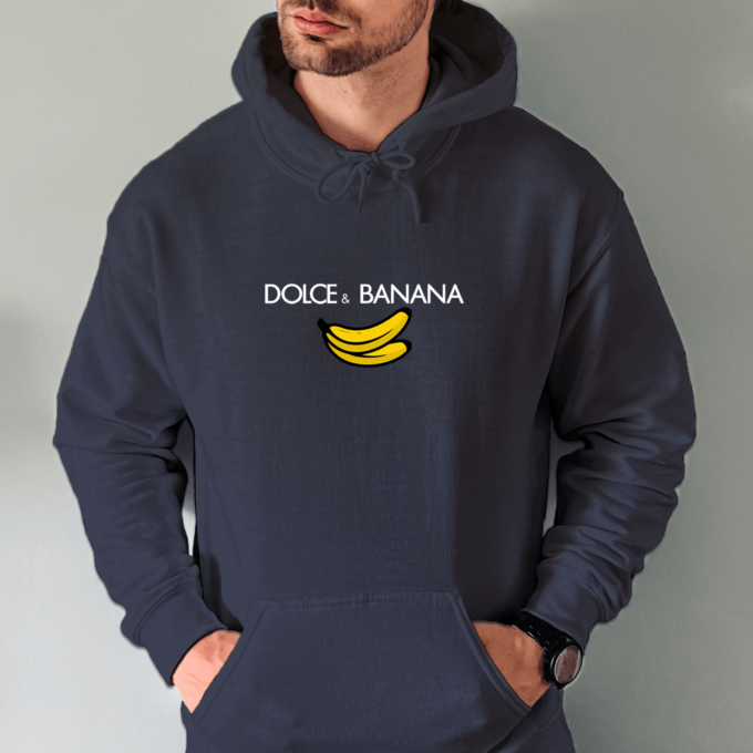 Unisex džemperis su spauda „Dolce & Banana“ - Image 4