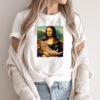Unisex marškinėliai su spauda „Mona Liza“ - Image 2