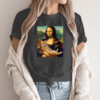 Unisex marškinėliai su spauda „Mona Liza“ - Image 6