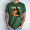 Unisex marškinėliai su spauda „Mona Liza“ - Image 5