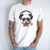Unisex marškinėliai su spauda „Panda hipsteris“ - Image 6