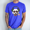 Unisex marškinėliai su spauda „Panda hipsteris“ - Image 4