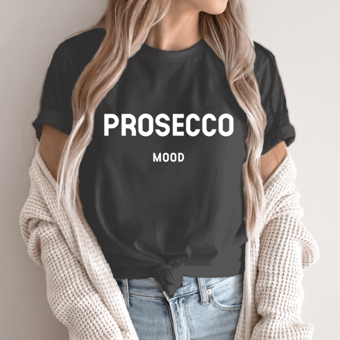 Unisex marškinėliai su spauda „Prosecco Mood“ - Image 3
