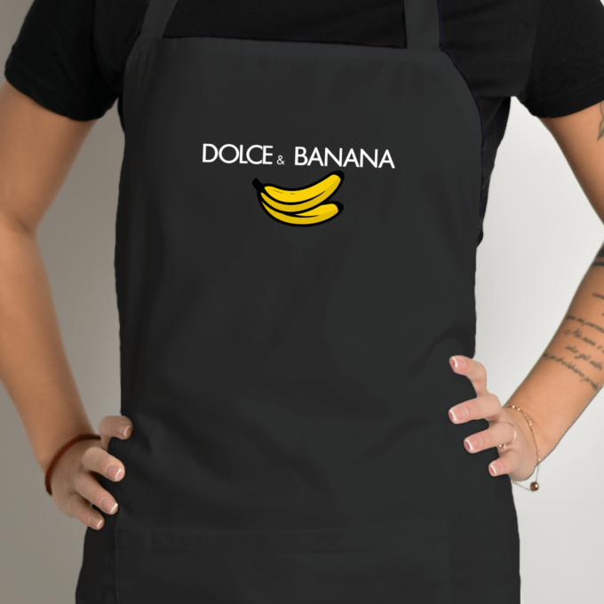 Prijuostė su spauda „Dolce & Banana“ - Image 3