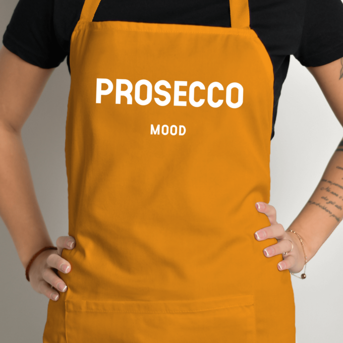 Prijuostė su spauda „Prosecco Mood“ - Image 7