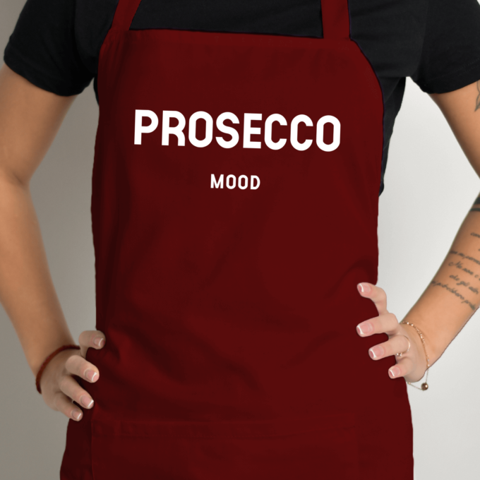 Prijuostė su spauda „Prosecco Mood“ - Image 6