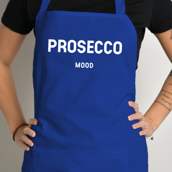Prijuostė su spauda „Prosecco Mood“ - Image 3