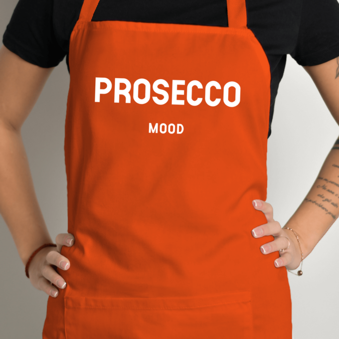 Prijuostė su spauda „Prosecco Mood“ - Image 4