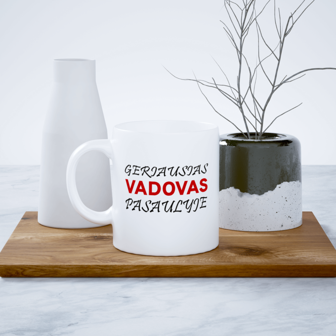 Puodelis „Geriausias vadovas pasaulyje“
