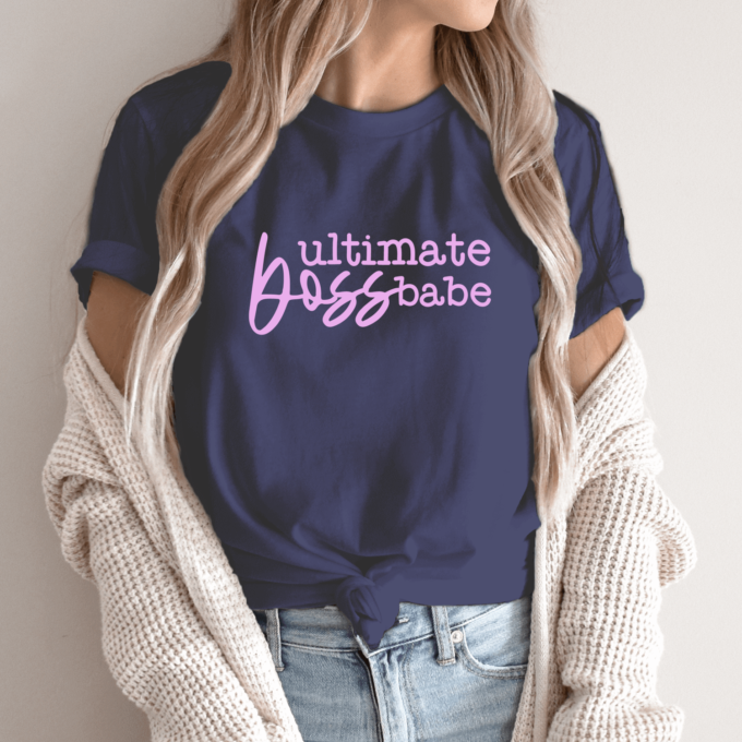 Unisex marškinėliai su spauda „Ultimate boss baby“ - Image 5