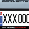 Kvadratinis numerių rėmelis „Angelas/Velnias"