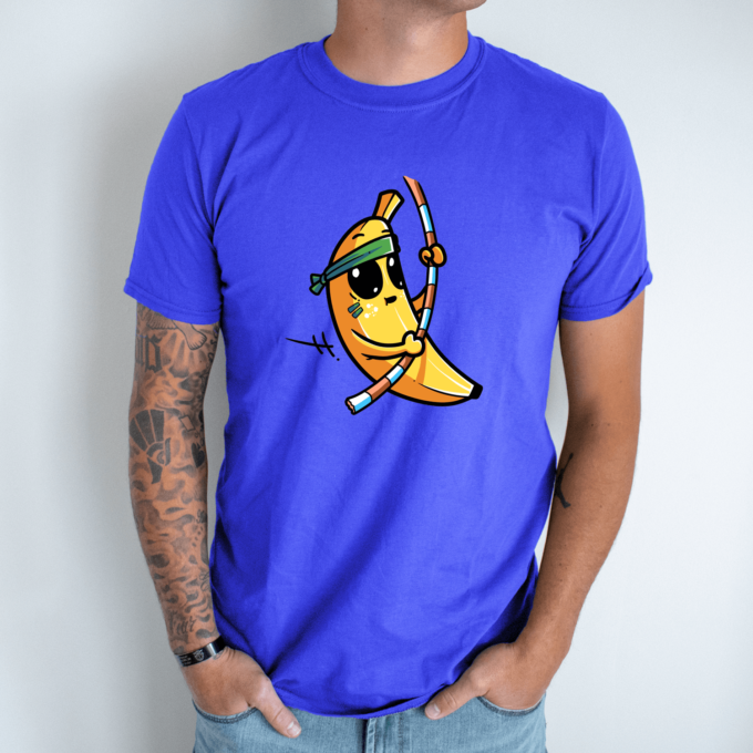 Unisex marškinėliai su spauda „Bananas tarzanas“ - Image 6