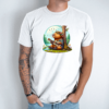 Unisex marškinėliai su spauda „Capybara Hippie“