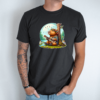 Unisex marškinėliai su spauda „Capybara Hippie“ - Image 7