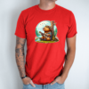 Unisex marškinėliai su spauda „Capybara Hippie“ - Image 5