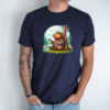 Unisex marškinėliai su spauda „Capybara Hippie“ - Image 2