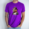 Unisex marškinėliai su spauda „Capybara reperis“ - Image 2