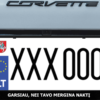 Kvadratinis numerių rėmelis „Garsiau"