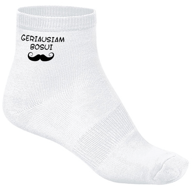 Kojinės su spauda „Geriausiam bosui“ - Image 4