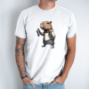 Unisex marškinėliai su spauda „Capybara graffiti“