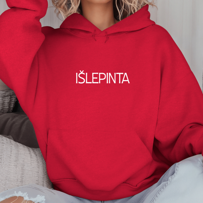 Unisex džemperis su spauda „Išlepinta “ - Image 4