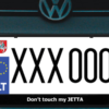 Kvadratinis numerių rėmelis „JETTA"