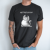 Unisex marškinėliai su spauda „Katinas mankštinasi“ - Image 6