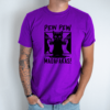 Unisex marškinėliai su spauda „Pew pew katinėlis“ - Image 5