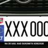 Kvadratinis numerių rėmelis „Surinkta Kinijoje"