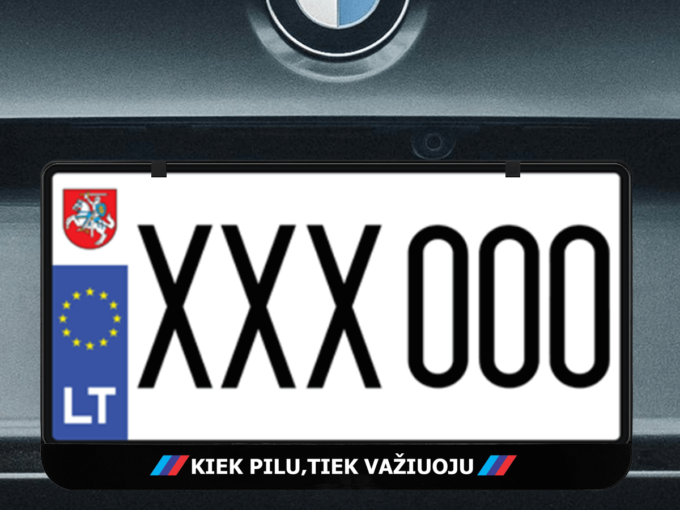 Kvadratinis numerių rėmelis „Kiek pilu“
