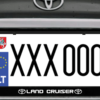 Kvadratinis numerių rėmelis „Land Cruiser"