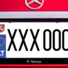 Kvadratinis numerių rėmelis „Mersas"