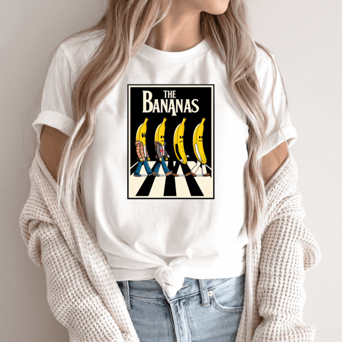 Unisex marškinėliai su spauda „The Bananas“ - Image 14