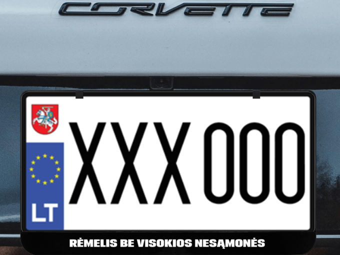 Kvadratinis numerių rėmelis „Be nesąmonės"