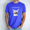 Unisex marškinėliai su spauda „Pamišęs šuo“ - Image 5