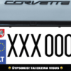 Kvadratinis numerių rėmelis „Šypsokis"
